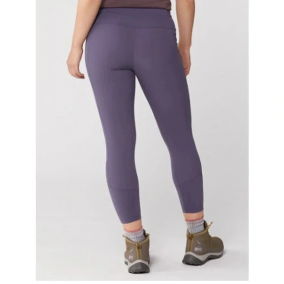 REI Co-op Women's S Small Flash Hybrid Tights Graystone Purple NWT - Picture 12 of 16